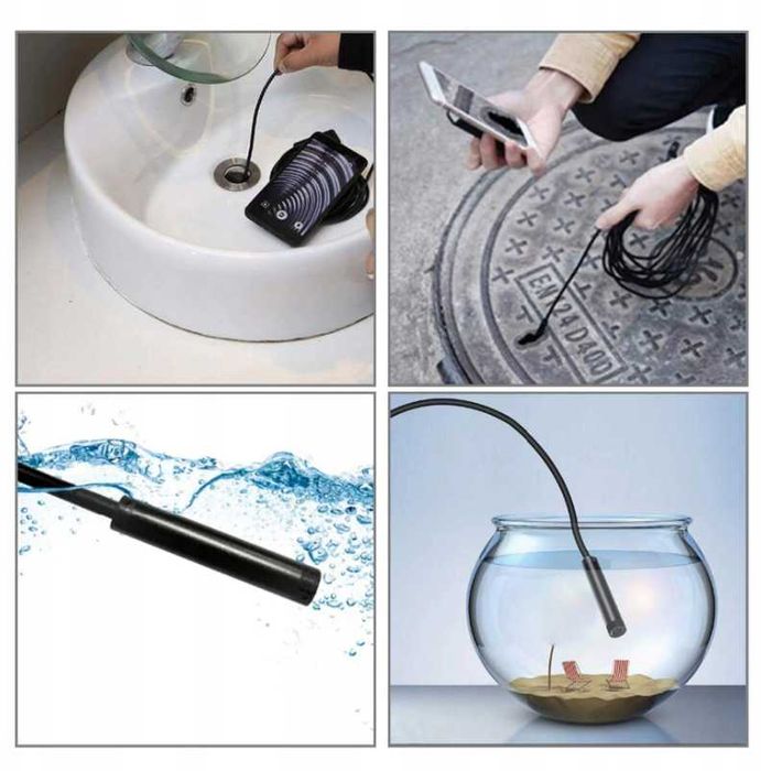 Endoskop Mini Kamera Inspekcyjna Endoskopowa Android USB-C - WYPRZEDAŻ