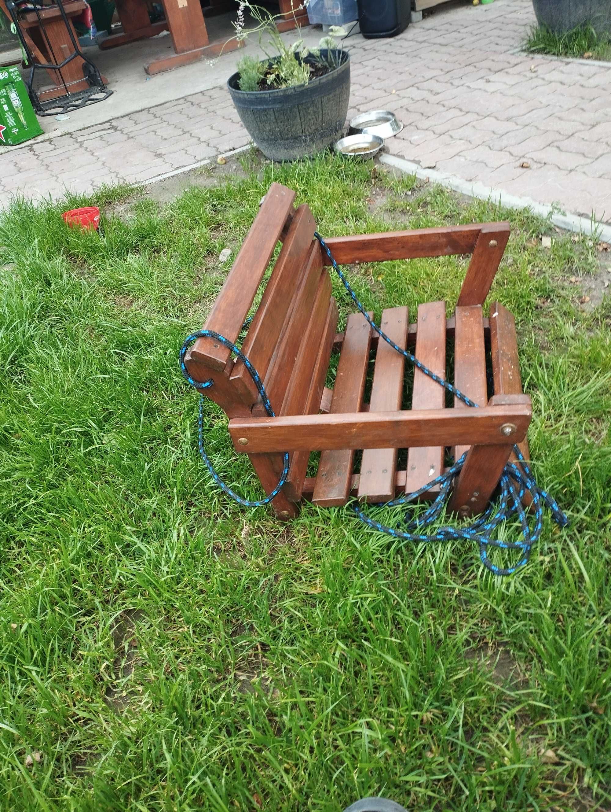Huśtawka ogrodowa, jednoosobowa