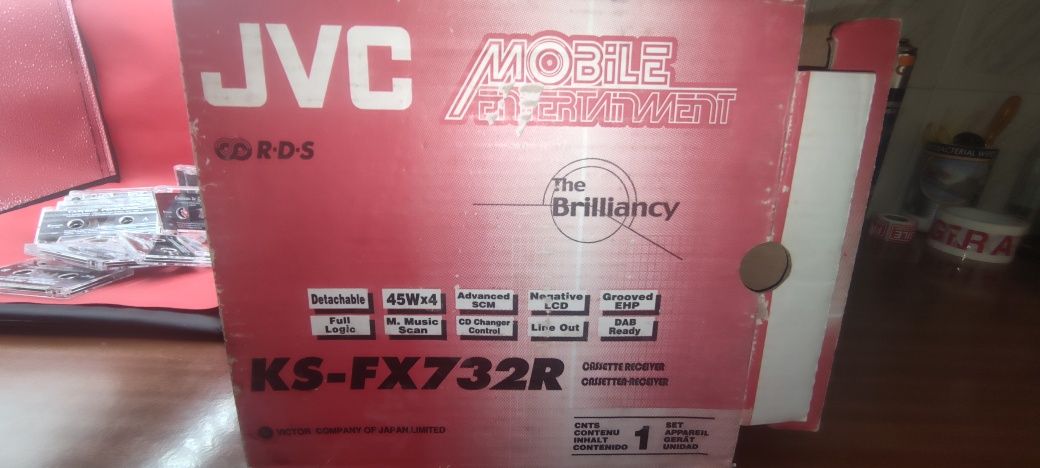 Autoradio JVC KS-FX732R - Bom estado (LER DESCRIÇÃO)