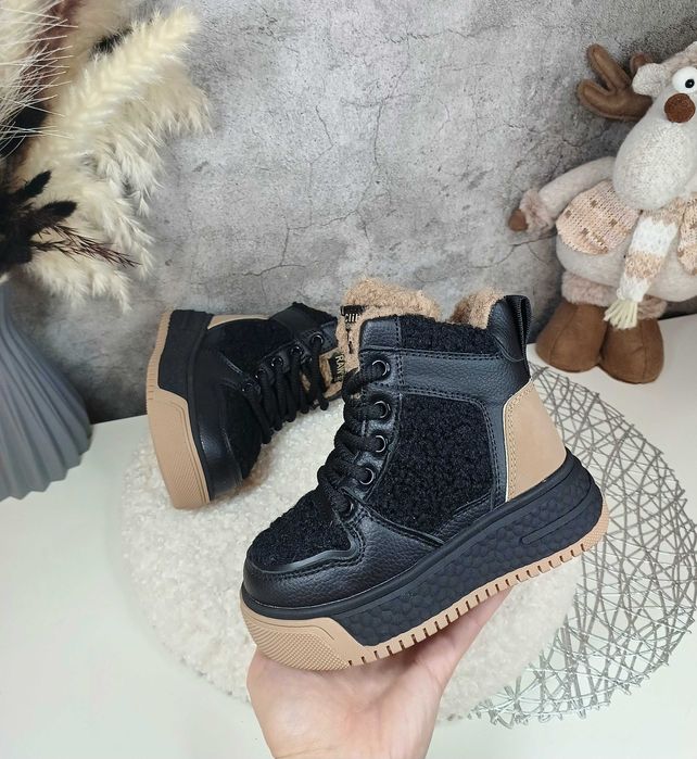 Дитячі зимові чоботи черевики Clibee для дівчинки 27 28 29 30 31 32