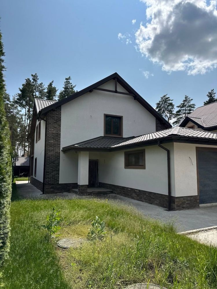 БУДИНОК 250 м2, авторський проєкт, с.Крячки, ПІДВАЛ, гараж, 7 соток