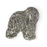 Polski owczarek nizinny pin posrebrzony Art-Dog