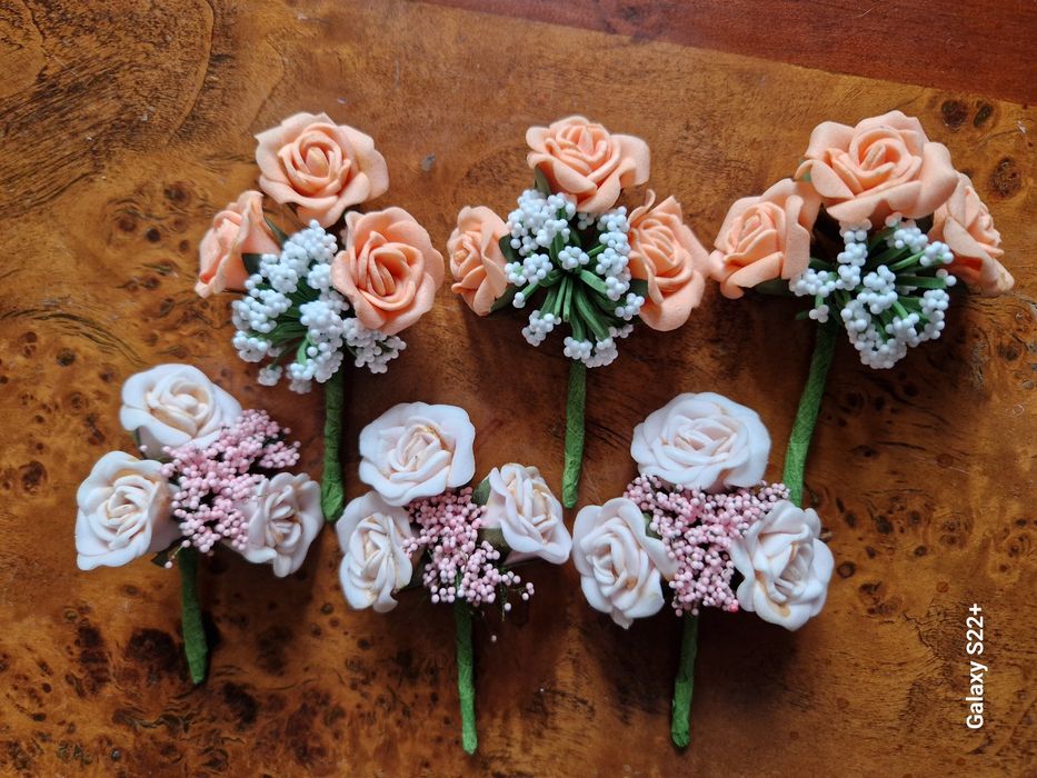 Бутоньєрки на весілля, корпоратививи