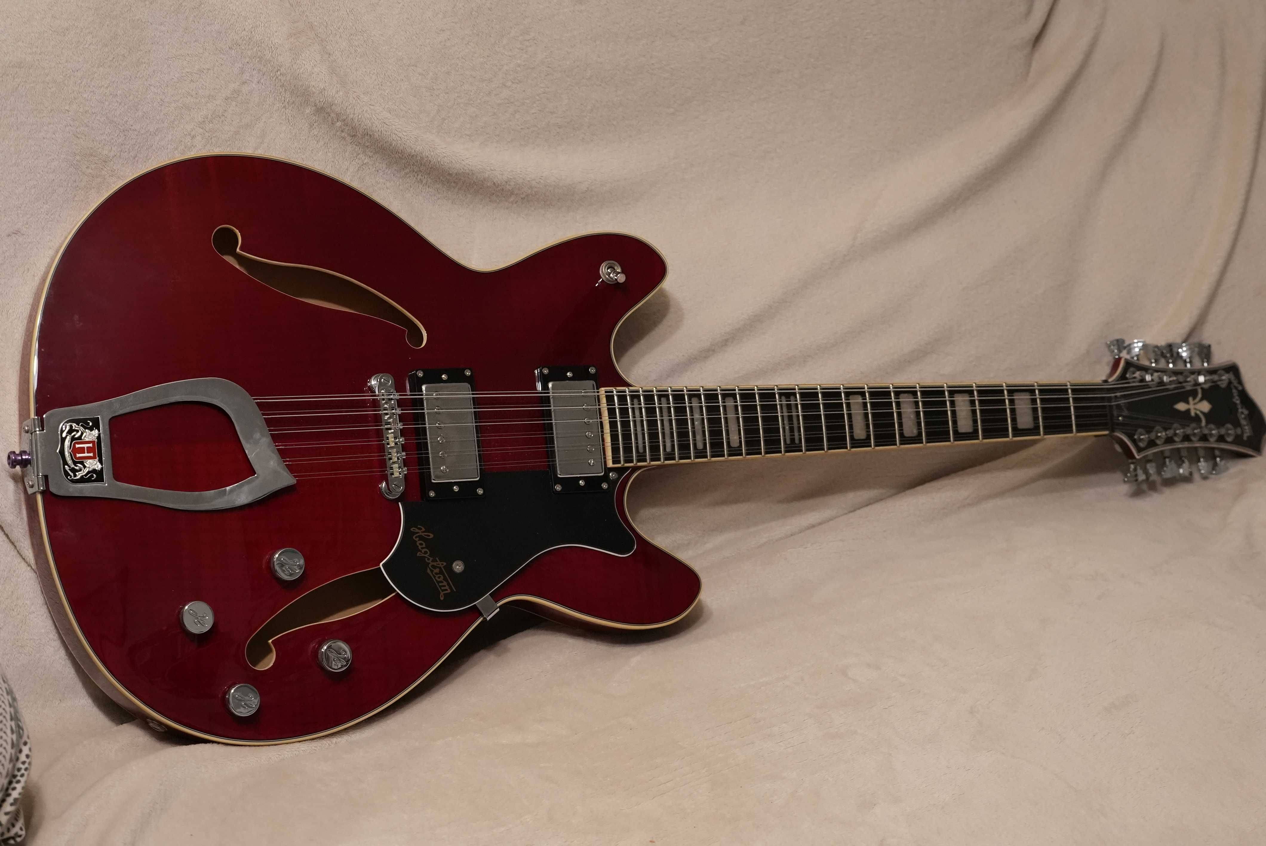 Gitara elektr. Hagstrom Viking Deluxe WCT Wild Cherry 12strunowa