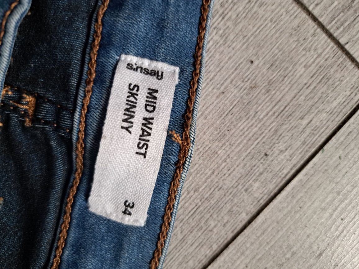 Damski jeansy skinny