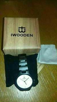 Кварцовий наручний годинник Iwooden, 100% nature wood hand made. Стиль