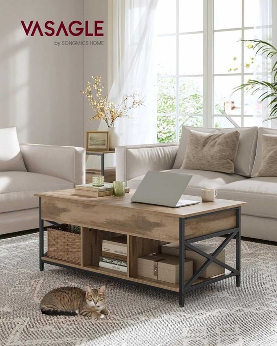 Stolik kawowy, stolik do salonu z regulacją wysokości