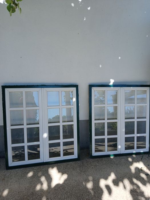 2  Janelas alumínio branco