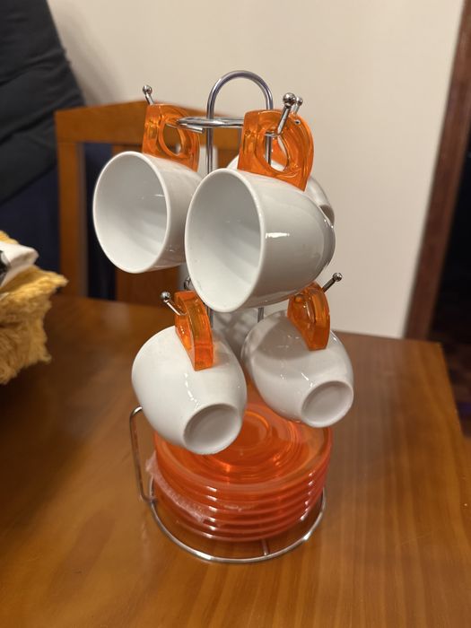 Conjunto de chavenas de café