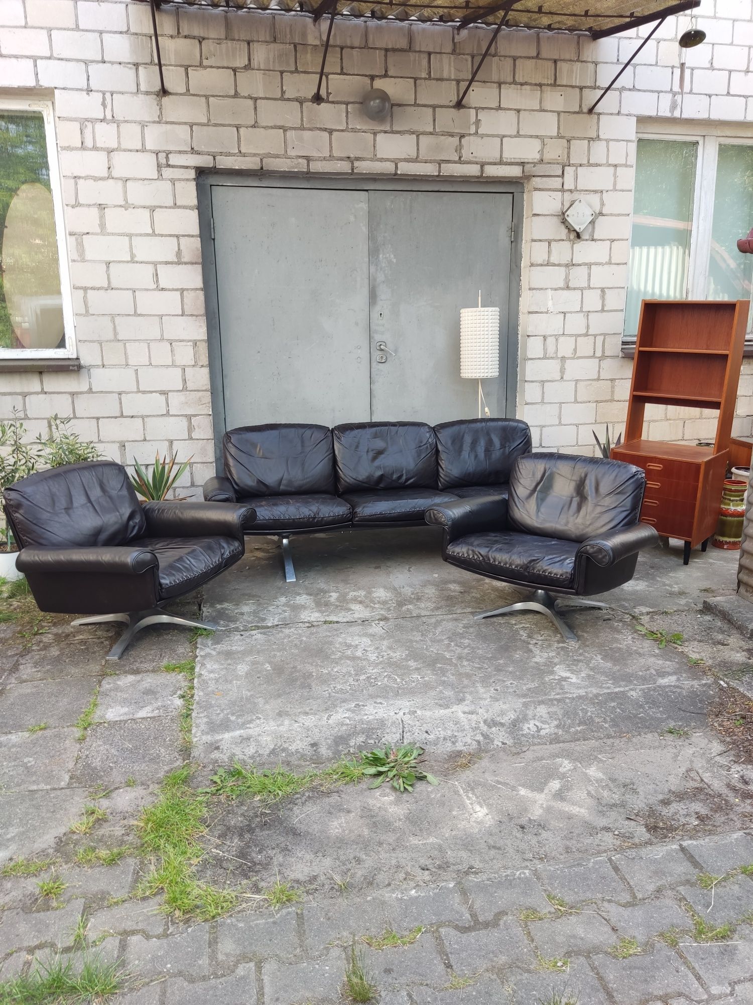 De Sede Ds-31 sofa i 2 fotele Szwajcaria lata 70 te vintage design