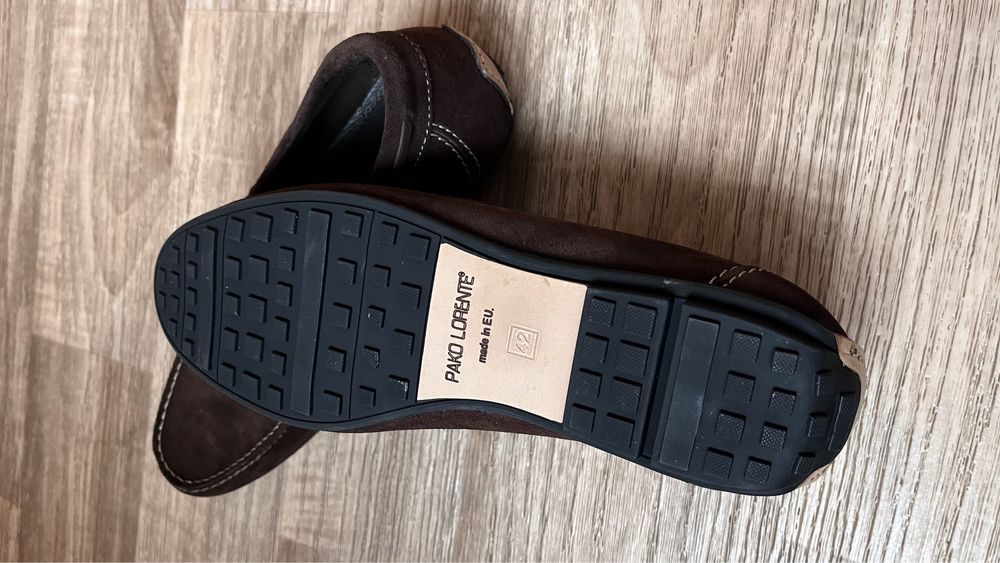 Нові фірмові лофери чоловічі коричневі PAKO LORENTE  42, 44