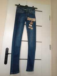 Spodnie damskie jeans Miki Gucci rozm 28