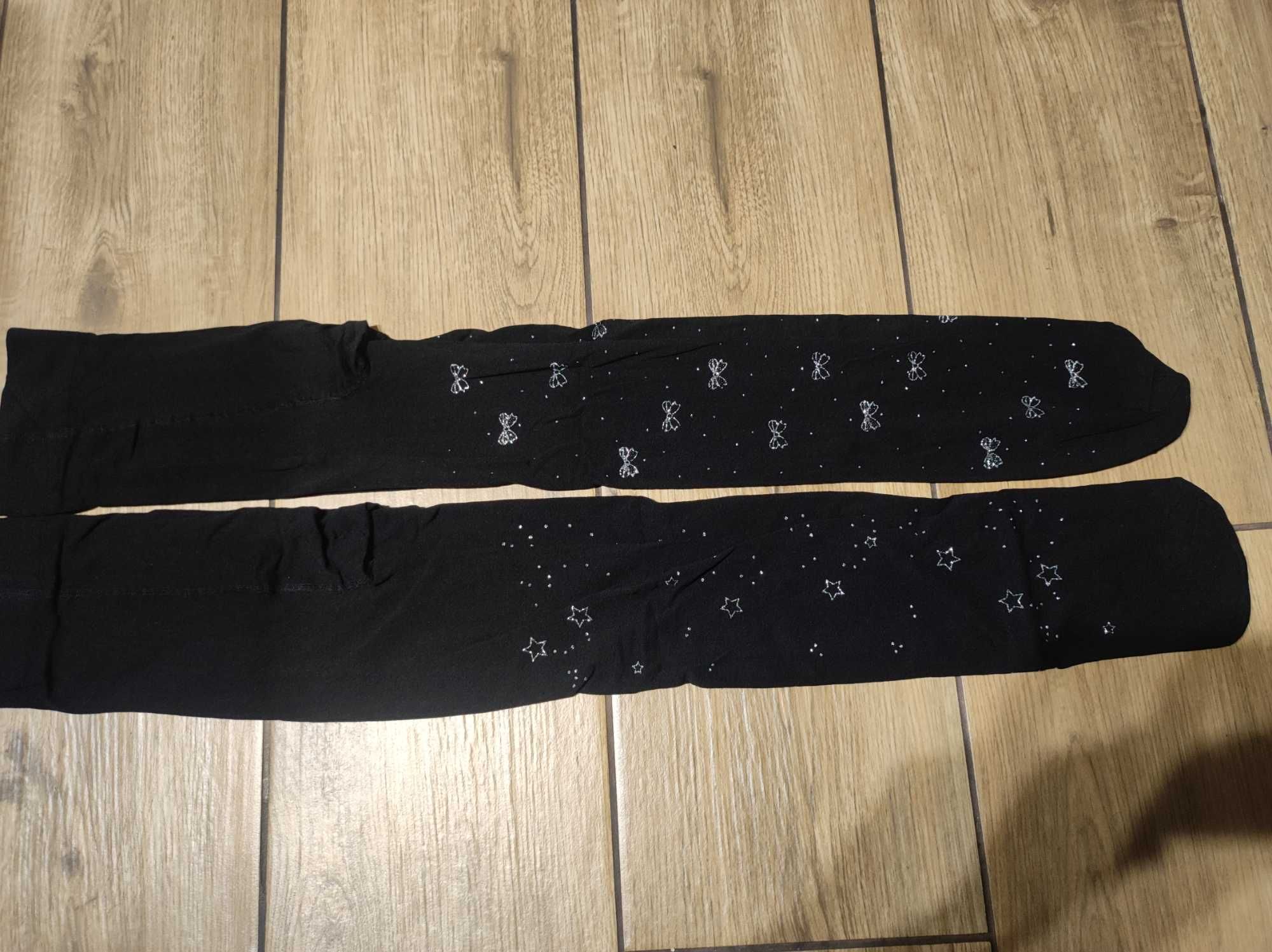 Komplet rajstop dziewczęcych 115-130cm
