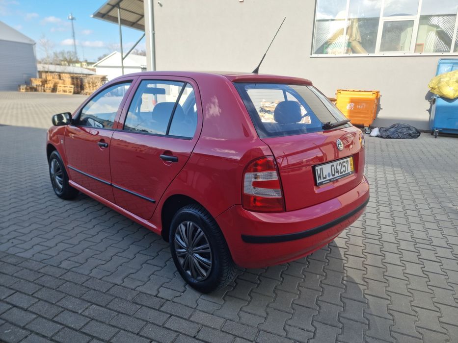 Skoda Fabia 1.2 benzyna # nowy rozrząd# Klima  # czerwona #