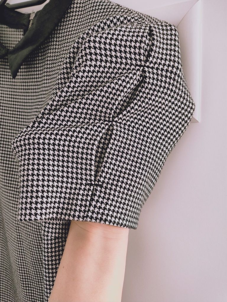 Sukienka pepitka Zara XS