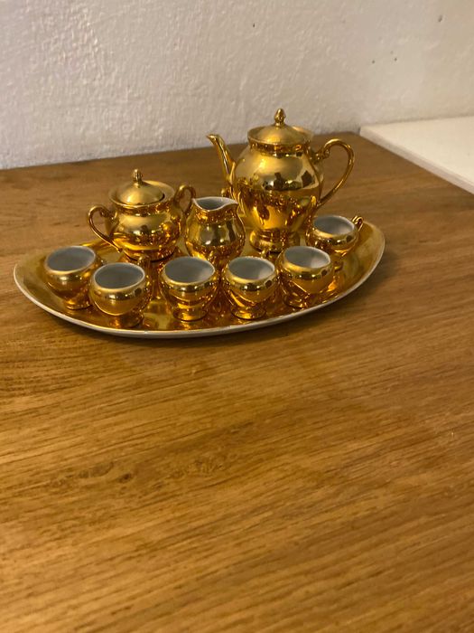 ZESTAW kawowy dla lalek ĆMIELÓW ZŁOTY