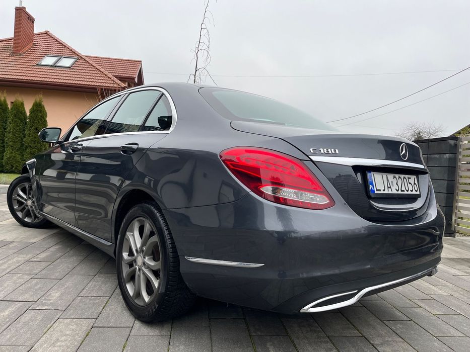 Mercedes-Benz Klasa C 1.6Benzynka 156KM GPS Klimatronic Ledy Alu17 SerwisASO Bezwypadkowy