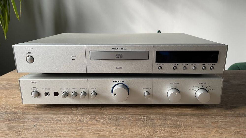 ROTEL RA 02 wzmacniacz  RCD 02 …okazja