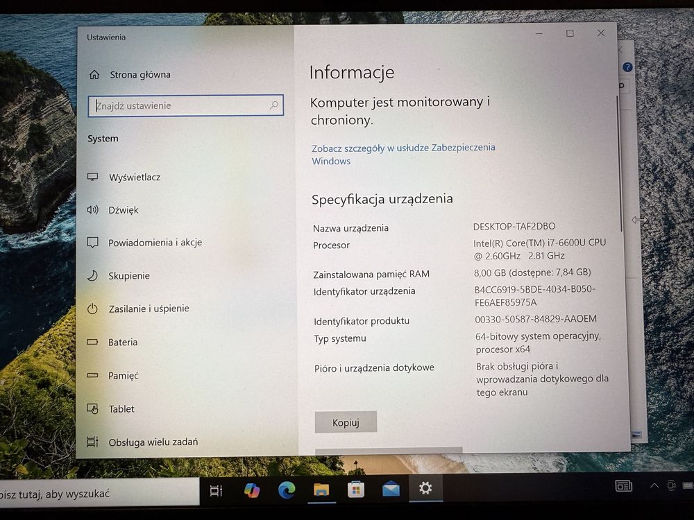 Lenovo Thinkpad T470 i7/8Gb/256gb ssd/Win10 pro