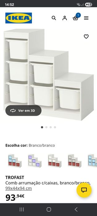 Móvel de arrumação IKEA