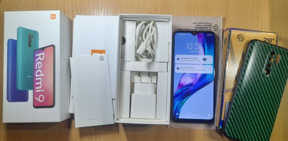 Продам смартфон Xiaomi redmi 9 3/32 гб + чехол+ защитное стекло