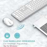 Zestaw klawiatura i mysz Seenda - Model SK83-3 QWERTZ Biały