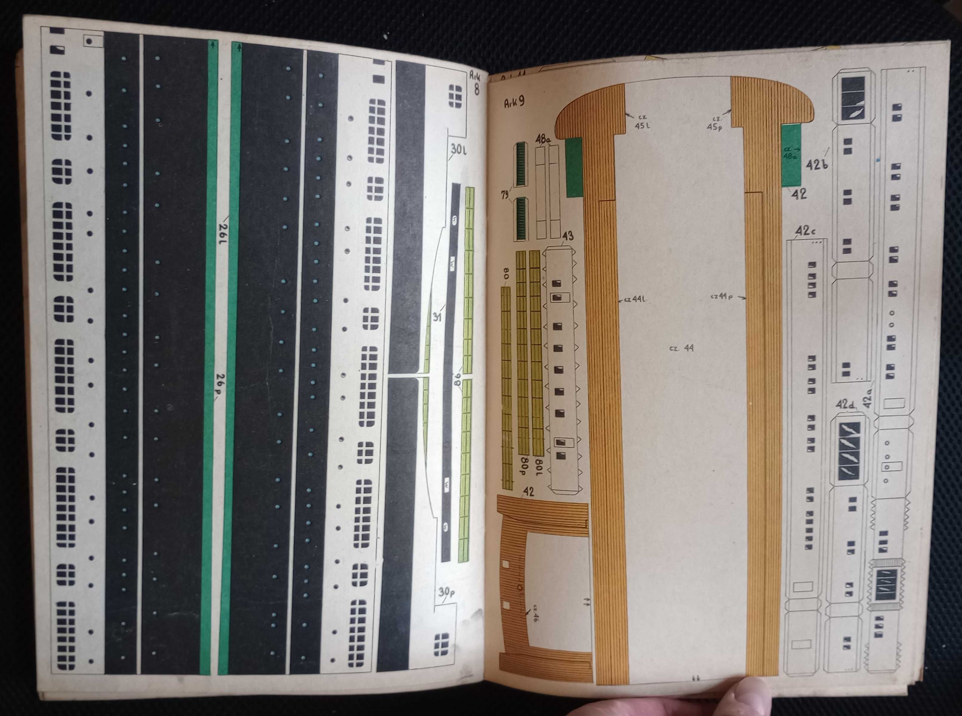 Mały Modelarz nr 10-11 rok 1970 Stefan Batory statek pasażerski okręt