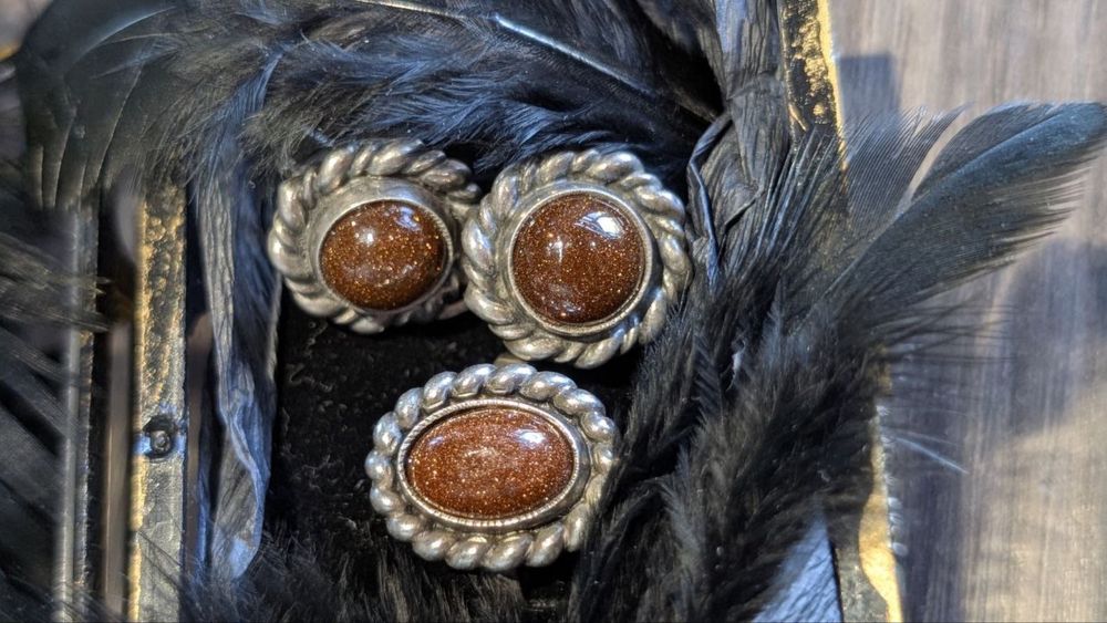 Сережки і колечко срібло вінтаж