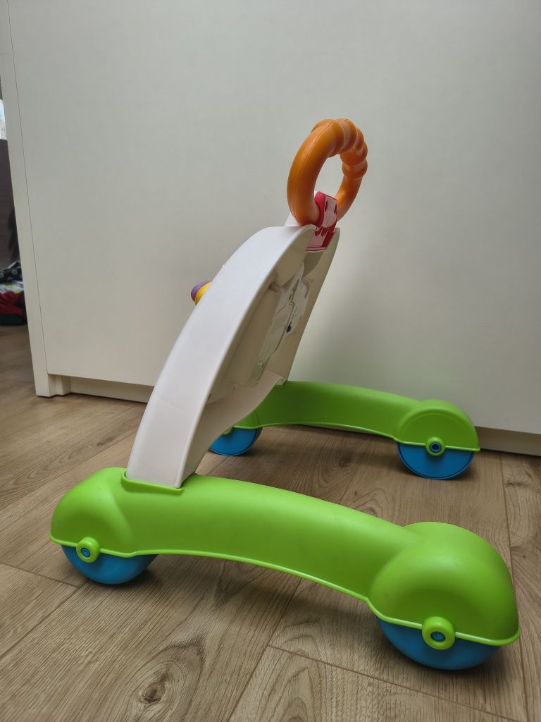 Fisher-Price Muzyczny Chodzik 2w1 P2744 pchacz tablica manipulacyjna