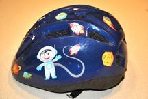 Kask Rowerowy  rakieta  kosmos.