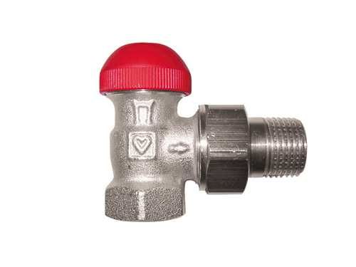 Термостатичний клапан кутовий Герц (Herz)