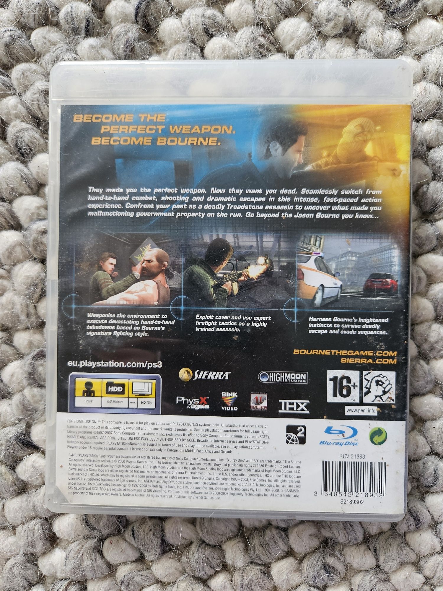 PS3 gra The Bourne Conspiracy