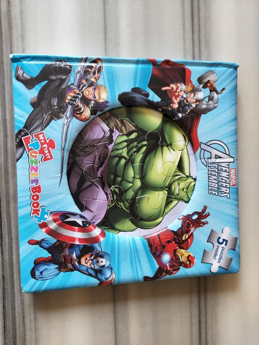 Книга-пазл Marvel Avengers, герои Marvel , Marvel Avengers