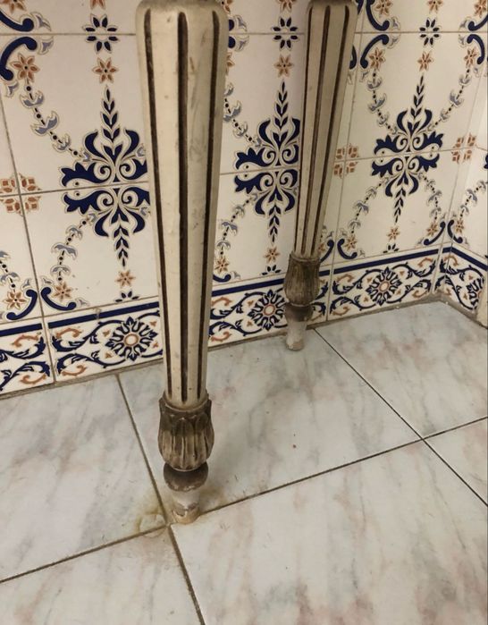 Consola/mesa em marmore