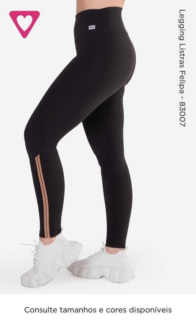 Leggings Femininas ROMANCE – Novas (Preta M e Castanha L) (Ref: 83007)