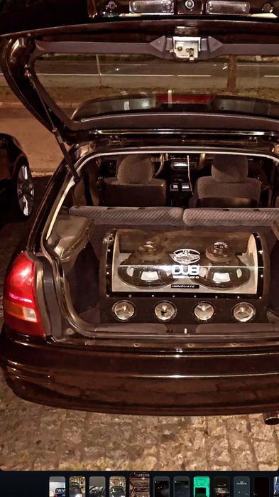 Sistema de som carro