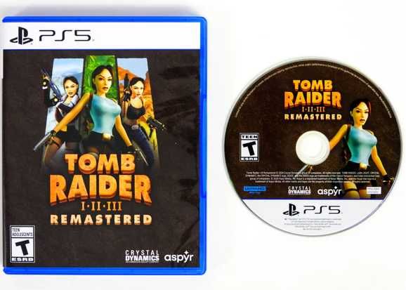 Tomb Raider I-III Remastered PS5 (novo e selado)