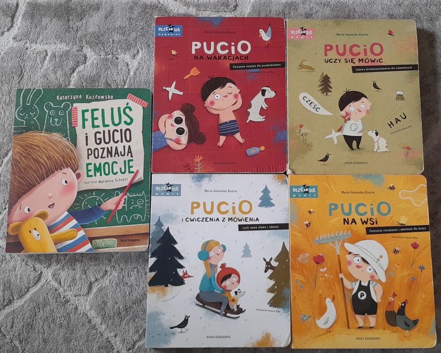 Pucio 4szt + Feluś i Gucio poznają emocje