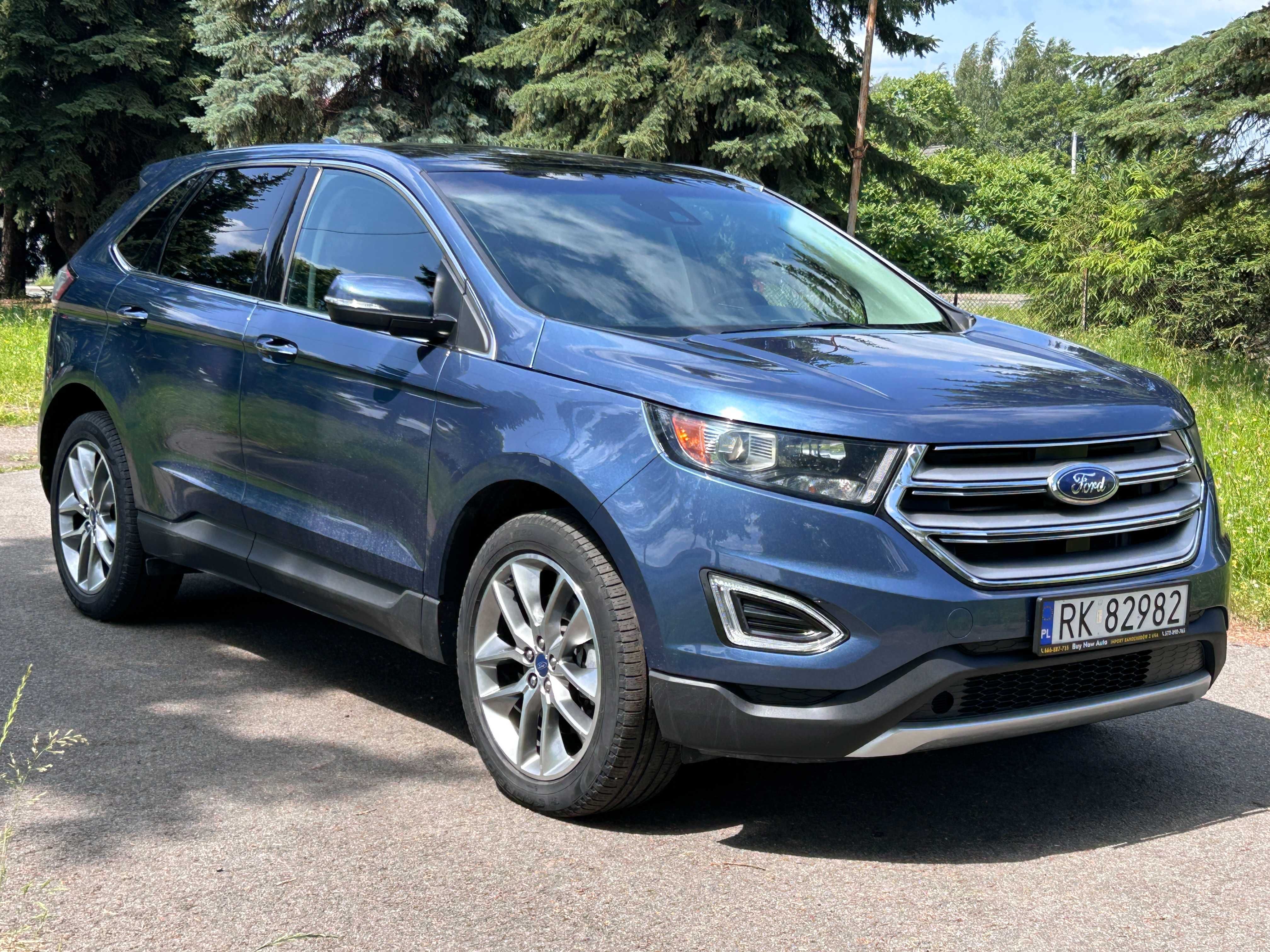 Ford Edge*Titanium*290KM*Automat*4x4*12.000km*Nawigacja*Skóra*