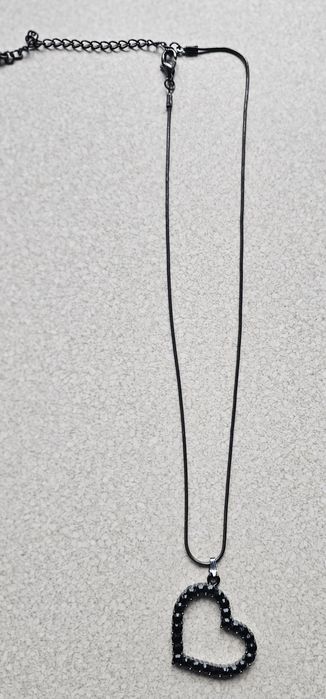 Naszyjnik zawieszką serce dl.40cm