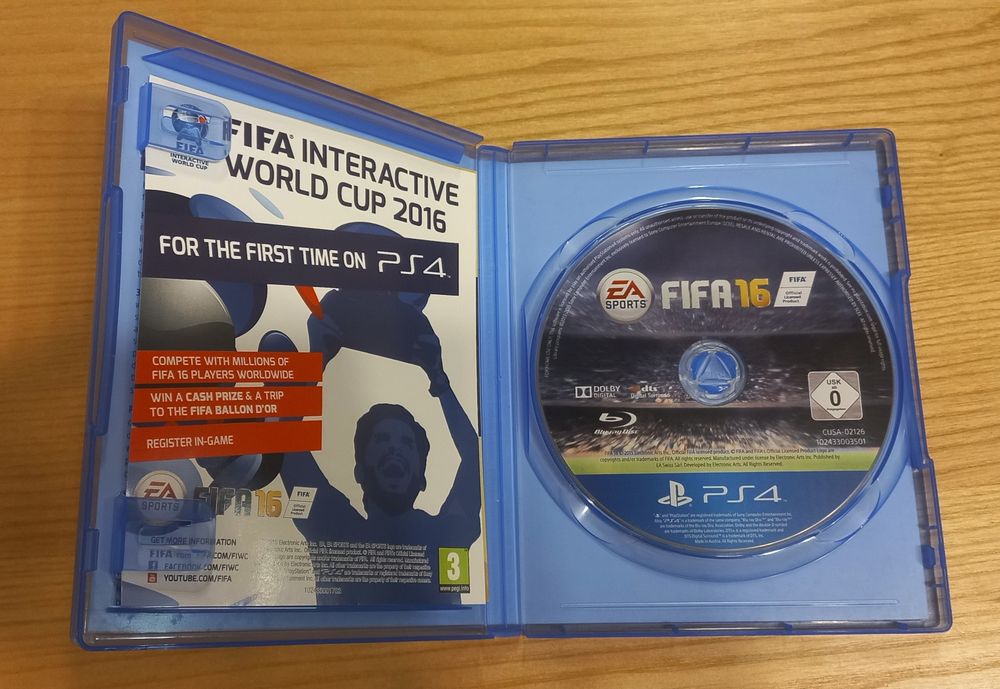 FIFA 16 диск гра ігра Playstation Xbox