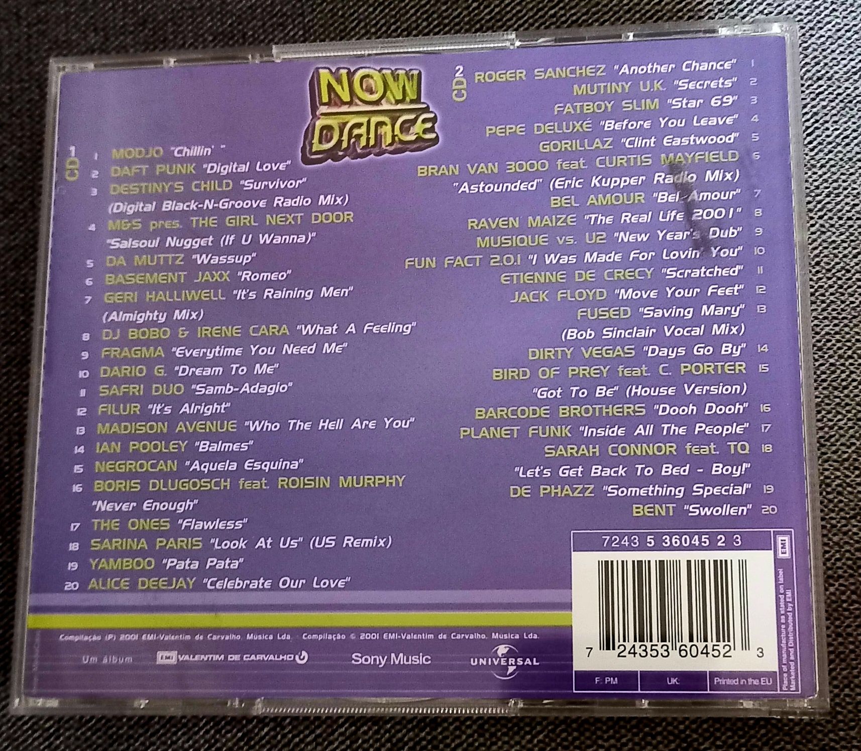 3 Cds, diversos artistas, Now4, Now5, Now Dance