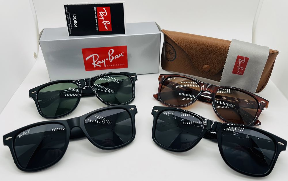 Солнцезащитные очки с поляризацией Ray Ban Wayfarer 2140P (mix)
