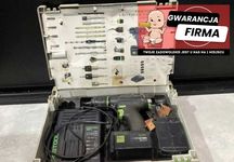Wiertarko-wkrętarka akumulatorowa Festool T15+3 z ładowarką i walizką