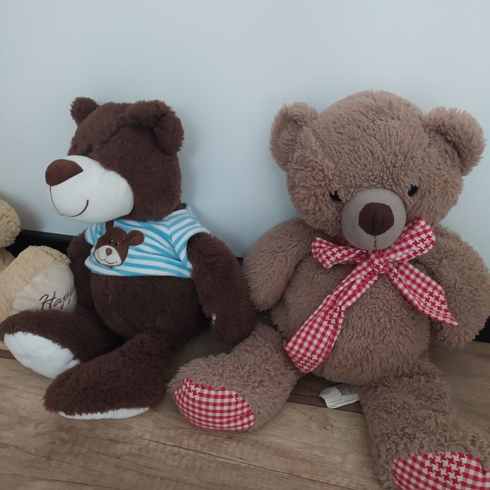 4 pluszowe misie zestaw