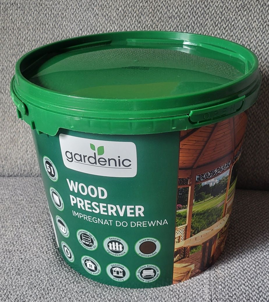 Impregnat do drewna 5L Kolor Palisander