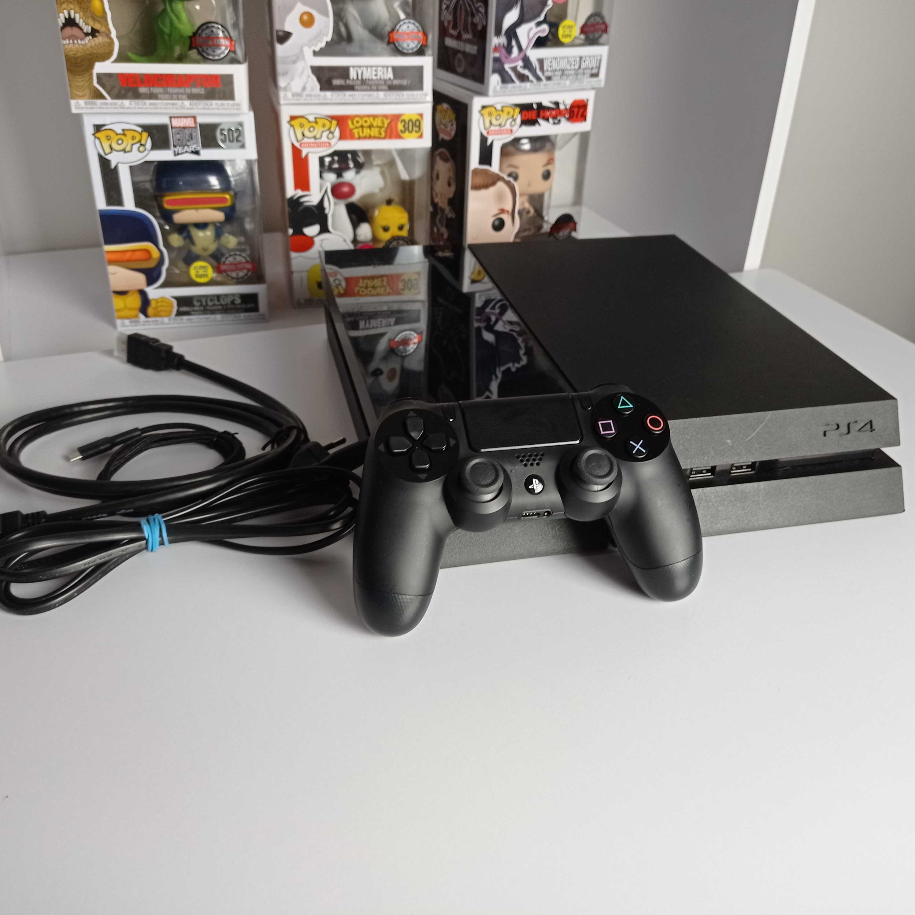 Консоль PlayStation 4 500GB Black Б/У Приставка PS4 CUH-10-11хх Fat