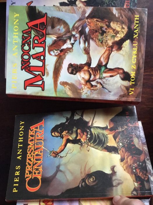 Piers Anthony Przesmyk centaura Niebiański cent Nocna mara, Ogrze i in