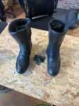 Botas para moto em couro genuíno_novas