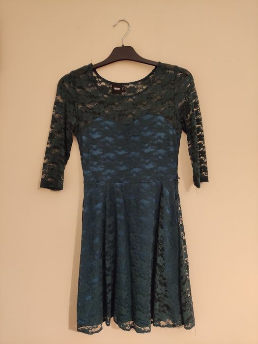 Vestido de renda verde